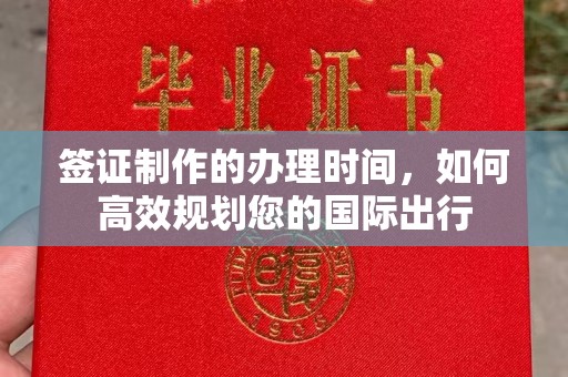 奉贤签证制作的办理时间，如何高效规划您的国际出行