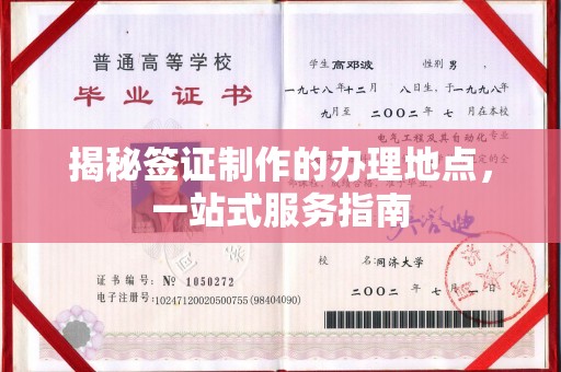 奉贤揭秘签证制作的办理地点，一站式服务指南